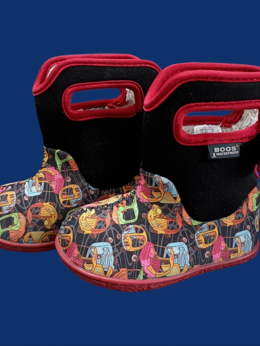 Baby Bog Classic Kiddy Cars Boot - Toddler Boys Size 4 EUC